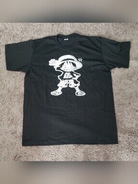 Graphic Tee with Monkey D. Luffy Character